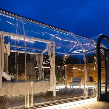 Glamping Bubble Pegasus Blue E Bubble Volans Montemarcello