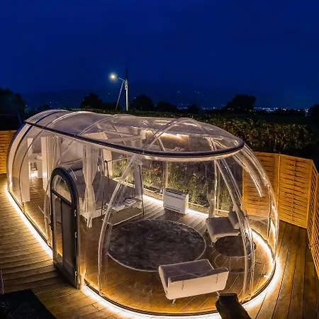 Luxury tent Bubble Pegasus Blue E Bubble Volans Monte Marcello