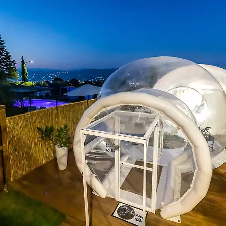 Luxury tent Bubble Pegasus Blue E Bubble Volans Monte Marcello
