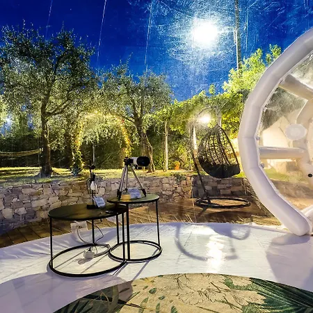 Luxury tent Bubble Pegasus Blue E Bubble Volans Monte Marcello