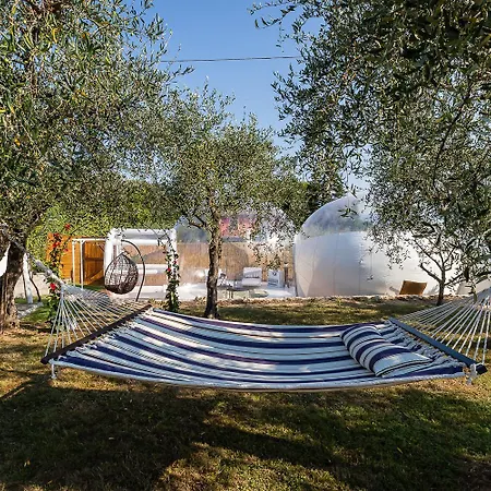 Luxury tent Bubble Pegasus Blue E Bubble Volans Monte Marcello