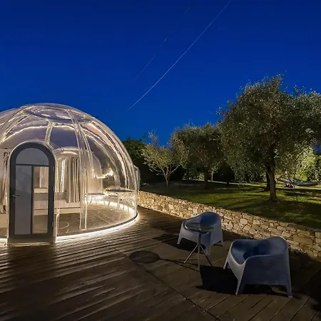 Campismo de Luxo Bubble Pegasus Blue E Bubble Volans Monte Marcello