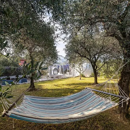 Bubble Pegasus Blue E Bubble Volans Campismo de Luxo Monte Marcello